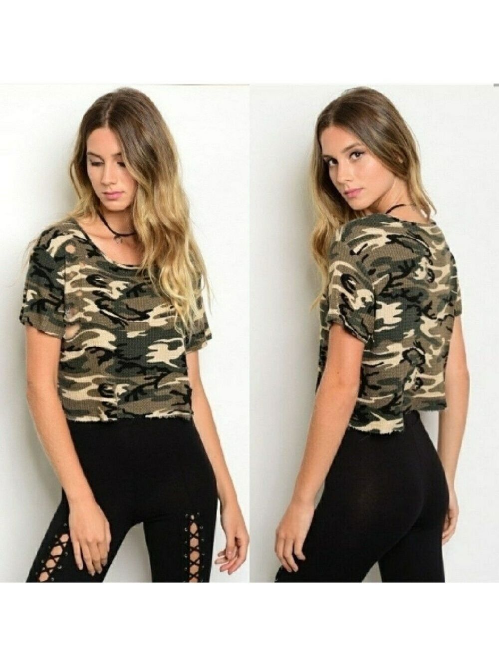 Better Be! Distressed crop top--so unique and adorable!